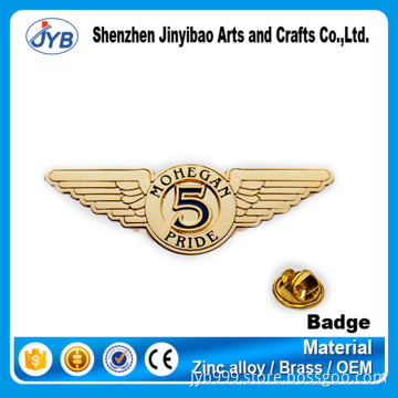 nice price custom 3m metal label pin badges zinc alloy metal round car badge